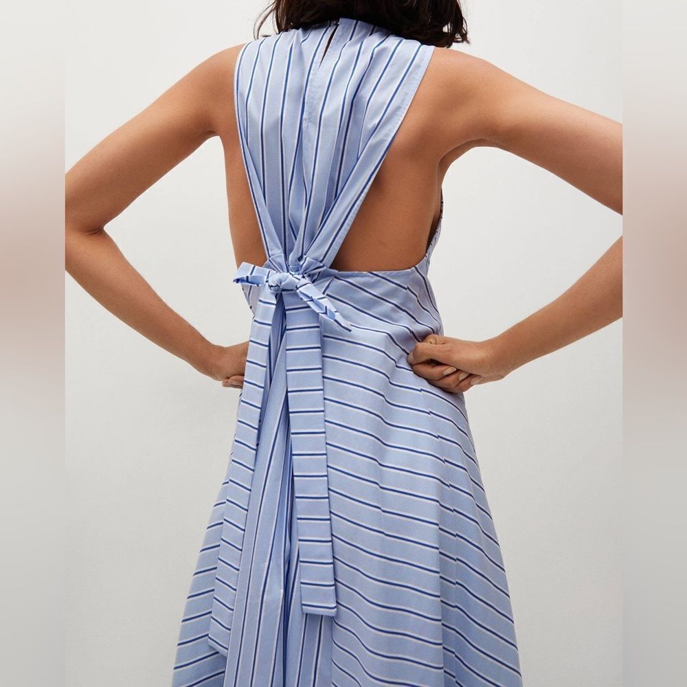 Mango Cotton Open Back Dress - Picture 2 of 7